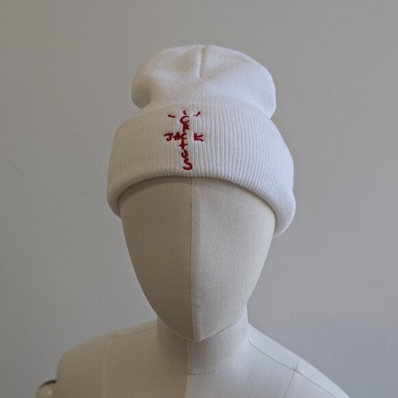 Cactus Jack white knit beanie - Picture 1 of 3